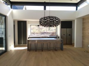 Ceaserstone Sleek Concrete Kitchen in Gowrie Farm 2