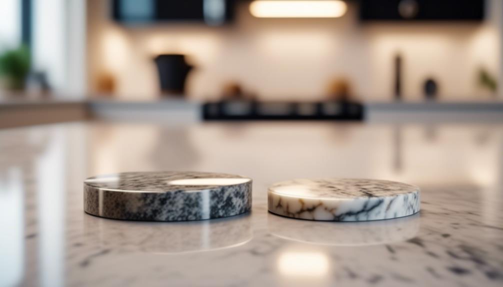 comparing granite and marble costs