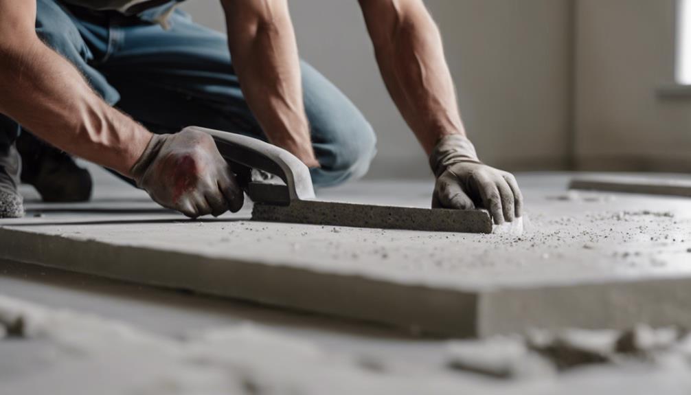 granite installation surface prep